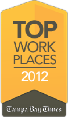 Top work place award for 2012